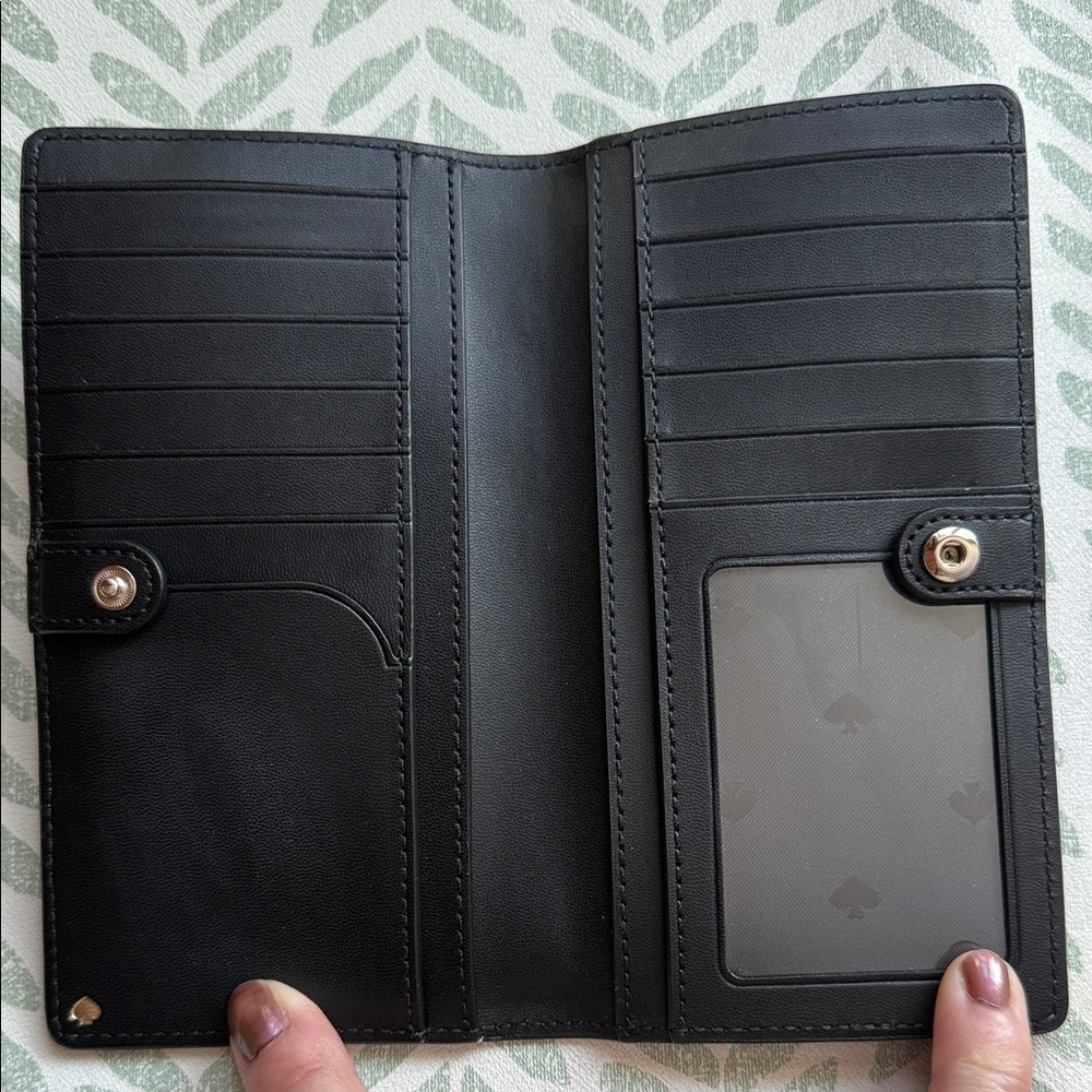 Kate Spade Black Saffiano Leather Wallet - Picture 4 of 5